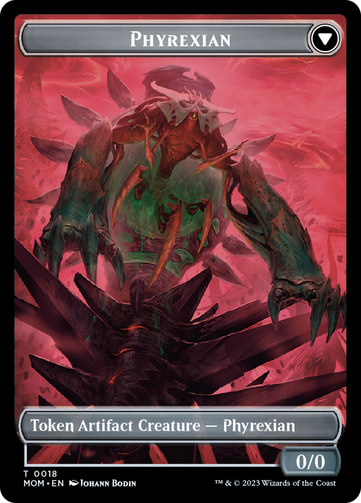 Incubator // Phyrexian (18) Double-Sided Token [March of the Machine T Incubator // Phyrexian (18) Double-Sided Token [March of the Machine T