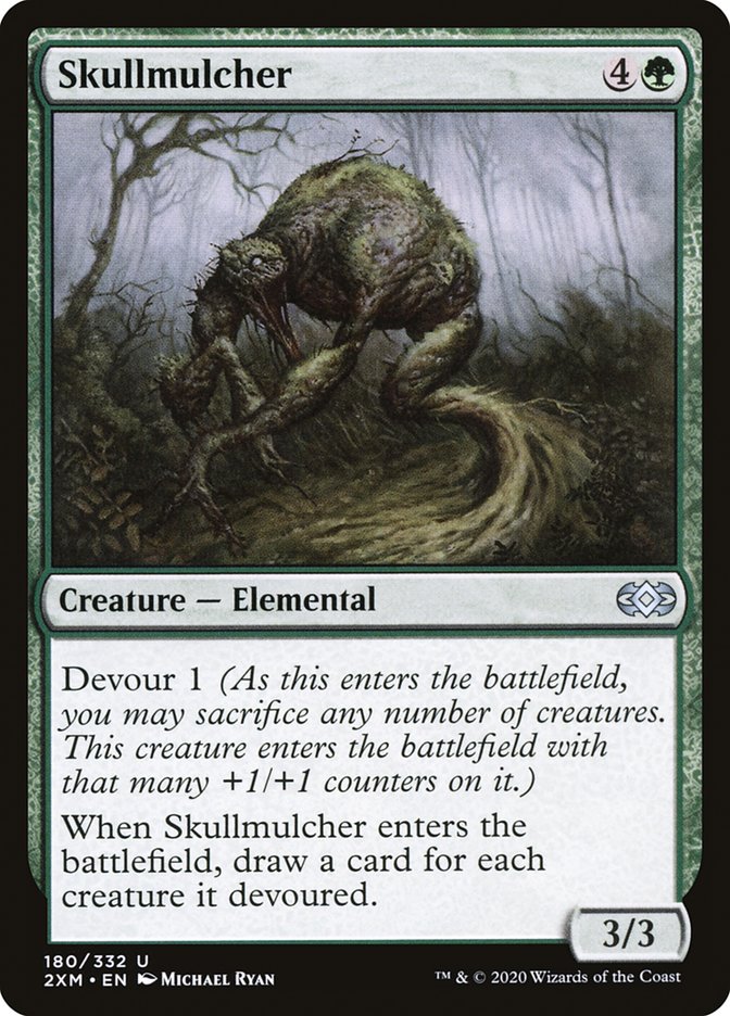 mtg when a creature enters the battlefield draw a card Skullmulcher [Double Masters] MTG Ulasht, the Hate When Toothy leaves the Deck:Family Matters Elder Dragon Highlander