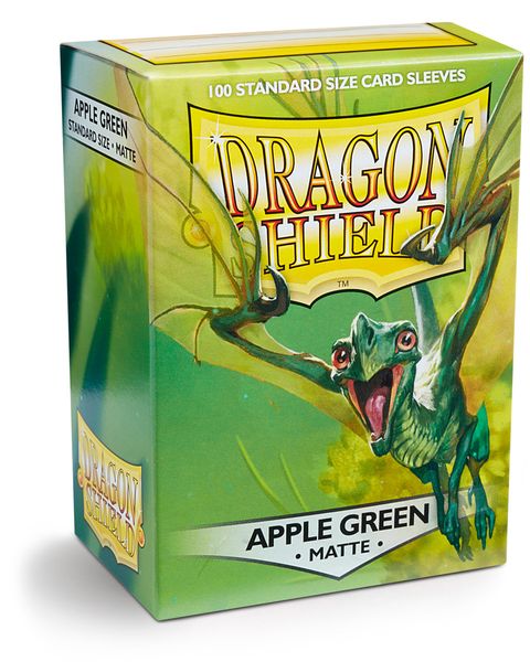 Dragon Shield 100ct Matte Deck Sleeves - Apple Green