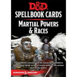 D&D 5e Spellbook Cards: Martial Powers & Races