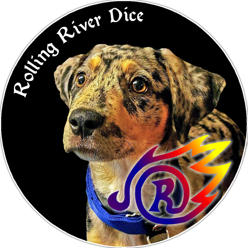 Rolling River Dice: 7 Die Poly Set Liquid D20
