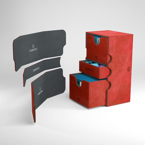 Gamegenic Stronghold 200+ Convertible Deck Box- Red