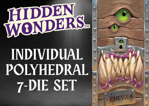 Hidden Wonders Individual Polyhedral 7 die set