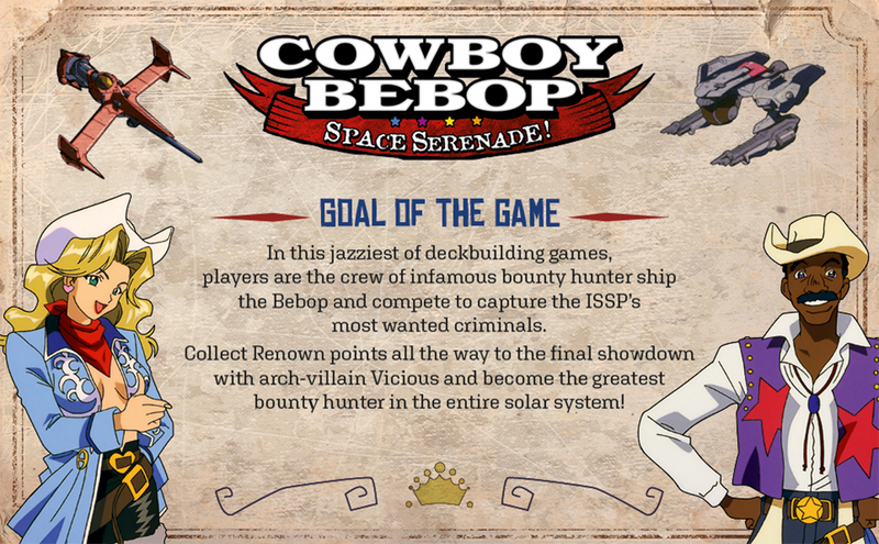 Cowboy Bebop: Space Serenade - Boardgame