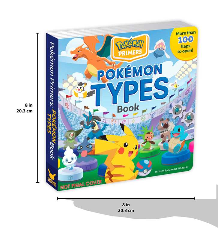 Pokémon Primers: Types Book by Simcha  Whitehill: Board Books; 28 pages / English