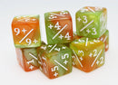 +1/+1 Green & Gold Counters for Magic - Set of 8