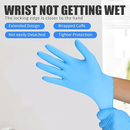 Blue Nitrile Exam Gloves, 4 Mil Latex-Free, 100 Pcs : M
