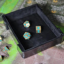 Compact Magnetic Dice Tray - Black