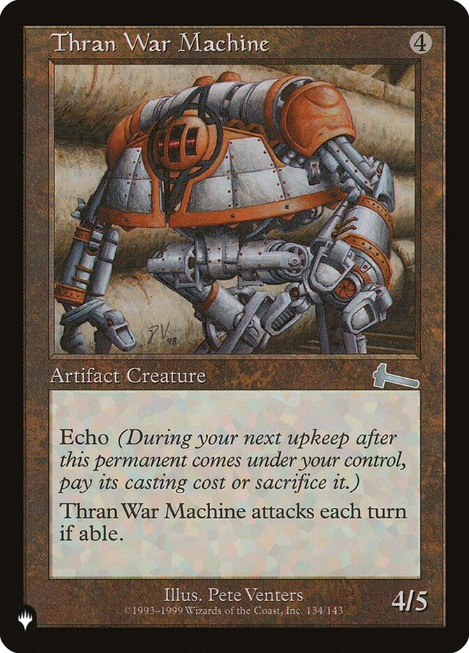 Thran War Machine [The List]