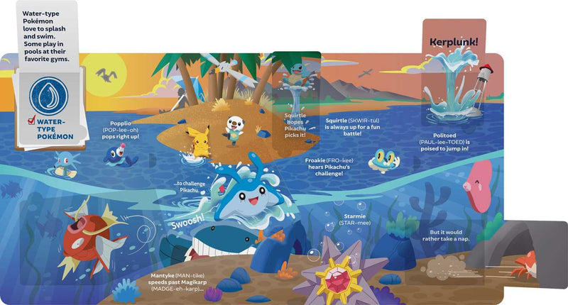 Pokémon Primers: Types Book by Simcha  Whitehill: Board Books; 28 pages / English