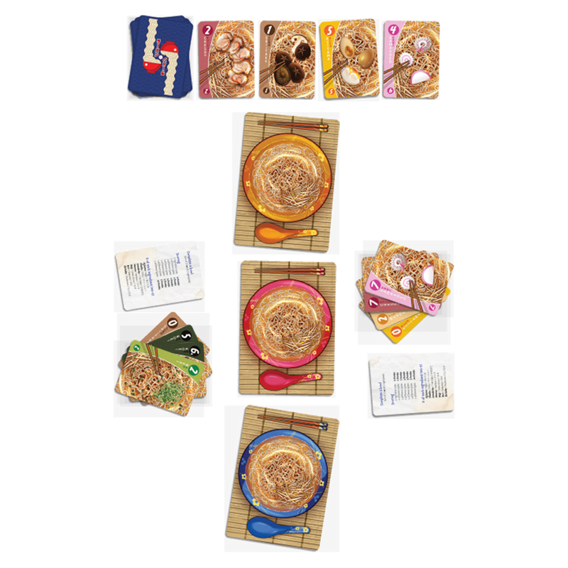 6-Pack Display Ramen! Ramen! - Boardgame