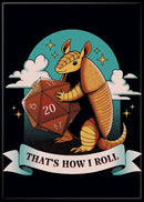 T. Fonseca Armadillo That's How I Roll Magnet