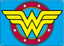 Wonder Woman Logo Metal Sign (11.5" x 8.25")