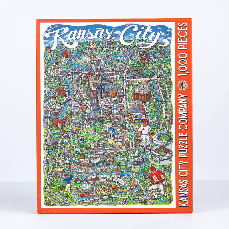 Kansas City Map | 1,000 Piece Puzzle