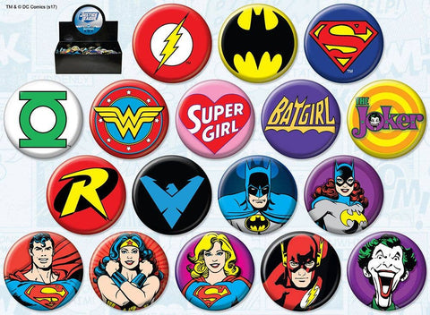 DC Comics Piece Button Assortment
