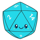 Squishable - D20 Blue Dice Plush