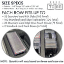 Card Titan: Cad Vault 2 Row - Graded Card Storage