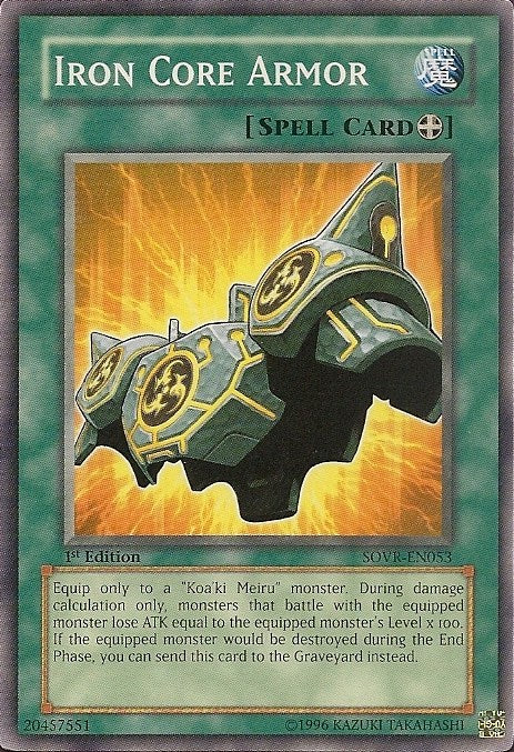 Iron Core Armor [SOVR-EN053] Common