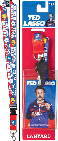 Ted Lasso Lanyard with Whistle and ID Holder