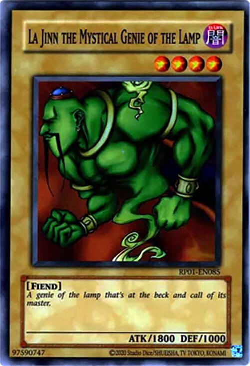 La Jinn the Mystical Genie of the Lamp [RP01-EN085] Super Rare