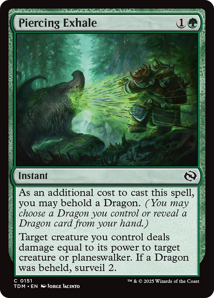 Piercing Exhale [Tarkir: Dragonstorm]