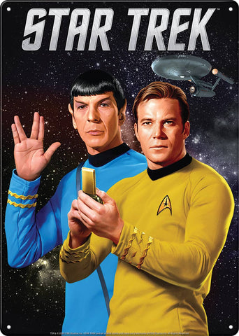 Star Trek Metal Sign (11.5" x 8.25")