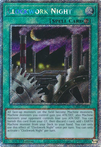 Clockwork Night (Platinum Secret Rare) [RA03-EN071] Platinum Secret Rare