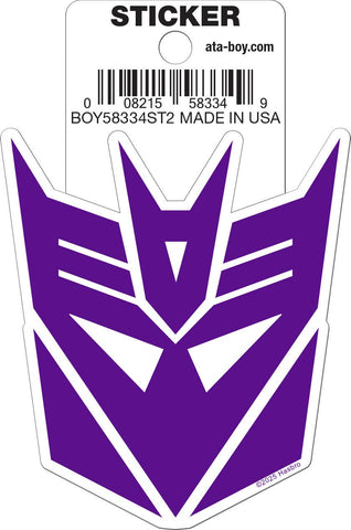 Transformers Decepticon Logo Die Cut Sticker