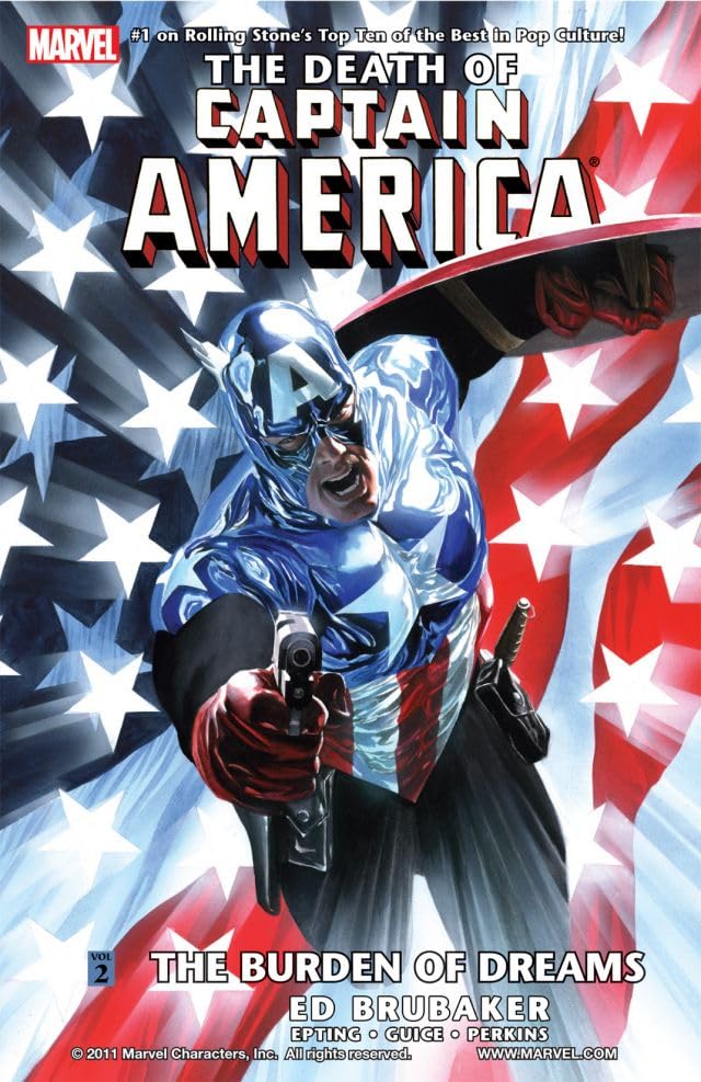THE DEATH OF CAPTAIN AMERICA VOL. 2 THE BURDEN OF DREAMS (FOURTH PRINTING)