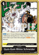 Gum-Gum Rhino Schneider [Royal Blood Release Event Cards]