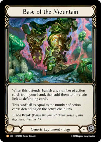 Base of the Mountain [MPG113] (Mastery Pack Guardian)  Cold Foil