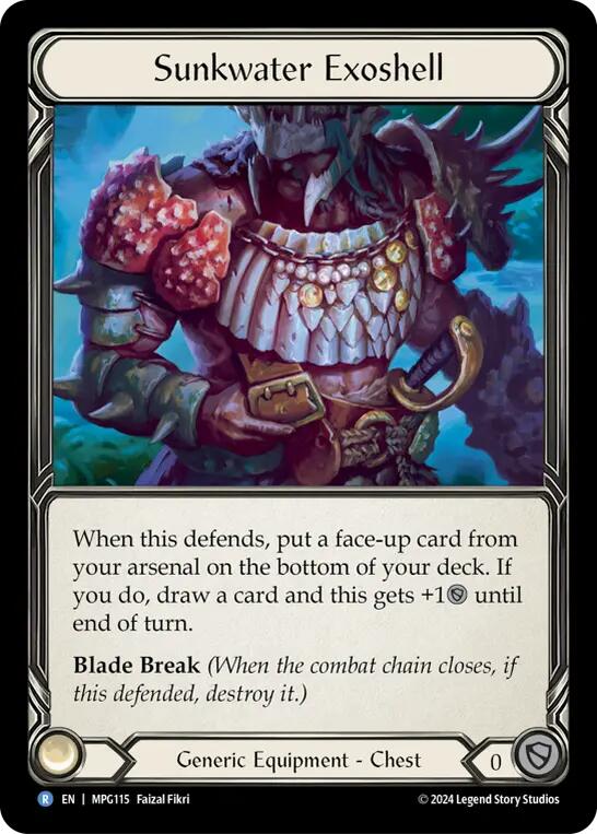 Sunkwater Exoshell [MPG115] (Mastery Pack Guardian)