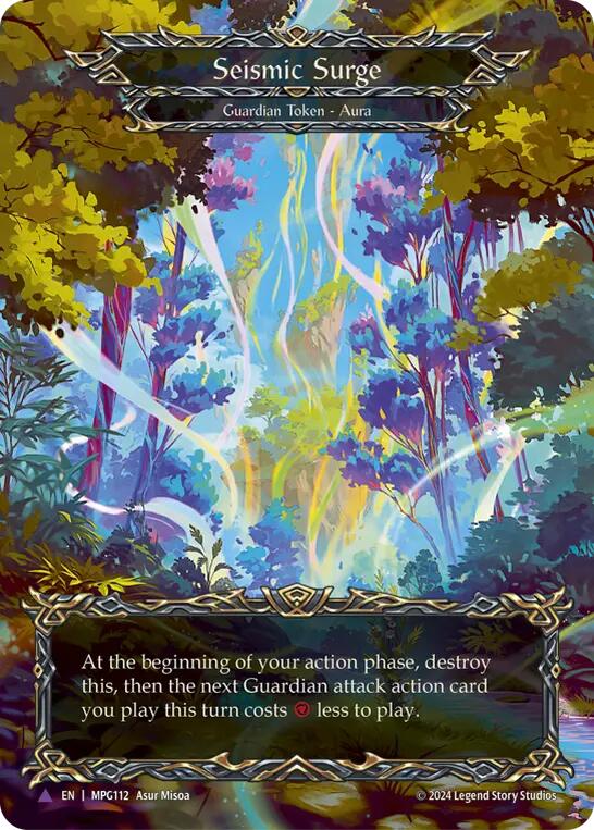 Seismic Surge (Forest) (Marvel) [MPG112] (Mastery Pack Guardian)  Cold Foil