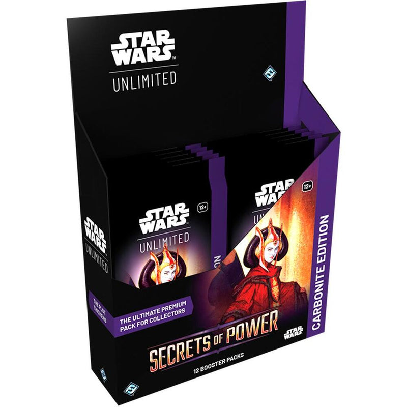 Star Wars: Unlimited - Secrets of Power: Carbonite Booster Display