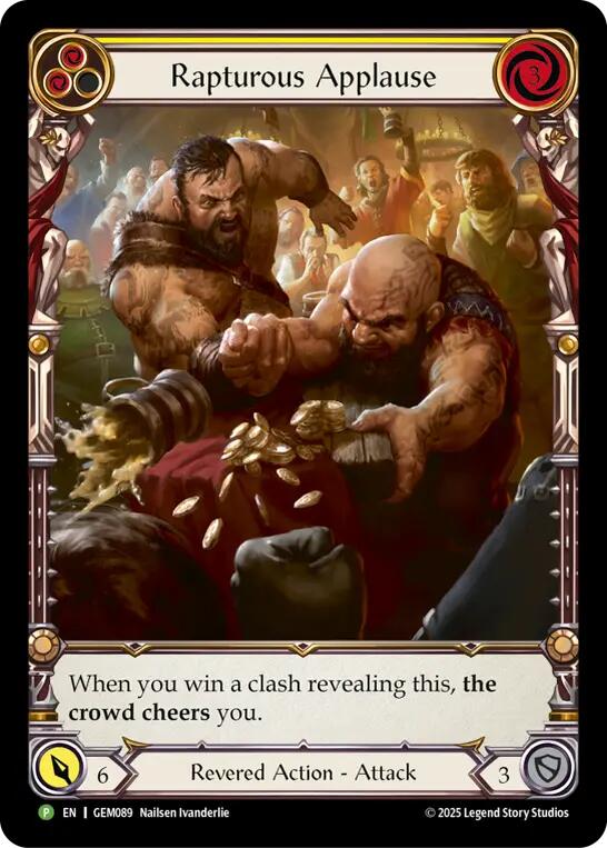 Rapturous Applause [GEM089] (GEM Pack 3)  Rainbow Foil