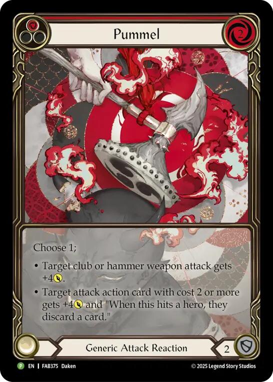 Pummel [FAB375] (Promo)  Rainbow Foil