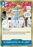 Go Ahead and Use 'Em, Mr. Luffy!!! [Adventure on Kami's Island]