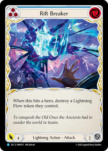 Rift Breaker (Blue) [OMN157] (Omens of the Third Age)  Rainbow Foil