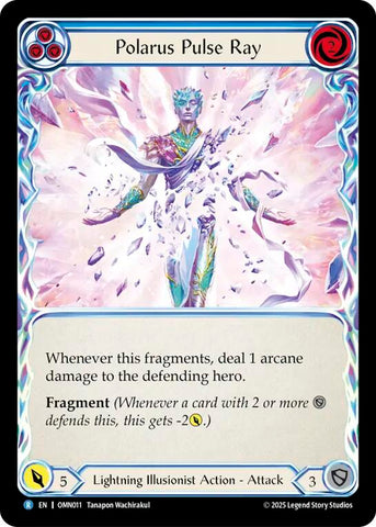 Polarus Pulse Ray (Blue) [OMN011] (Omens of the Third Age)  Rainbow Foil