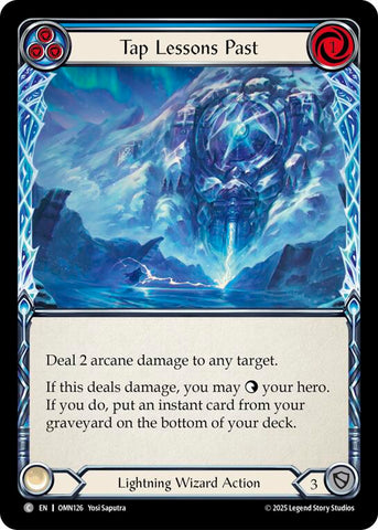 Tap Lessons Past (Blue) [OMN126] (Omens of the Third Age)