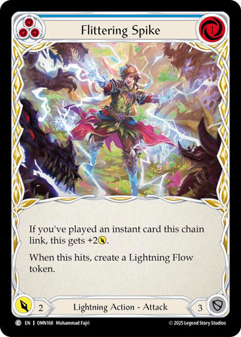 Flittering Spike (Blue) [OMN168] (Omens of the Third Age)