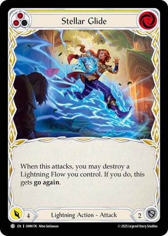 Stellar Glide (Yellow) [OMN176] (Omens of the Third Age)  Rainbow Foil