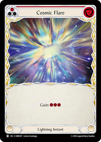 Cosmic Flare (Red) [OMN187] (Omens of the Third Age)