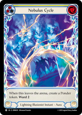 Nebulus Cycle (Yellow) (Extended Art) [OMN035] (Omens of the Third Age)  Cold Foil