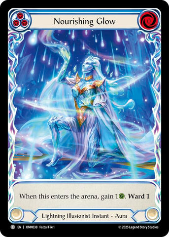 Nourishing Glow (Blue) (Extended Art) [OMN038] (Omens of the Third Age)  Cold Foil
