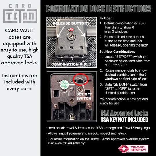 Card Titan: Cad Vault 2 Row - Graded Card Storage
