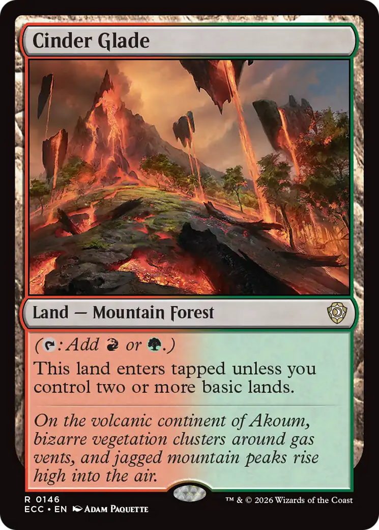 Cinder Glade [Lorwyn Eclipsed Commander]