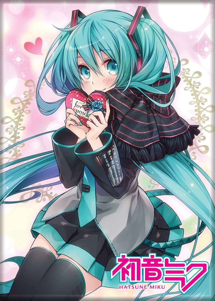 Hatsune Miku Hatsune Miku Heart Magnets 2.5" X 3.5"
