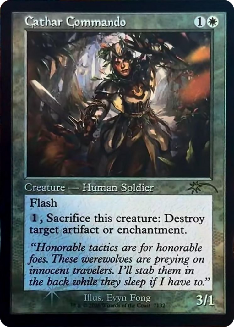 Cathar Commando (Retro Frame) [Secret Lair Drop Series]