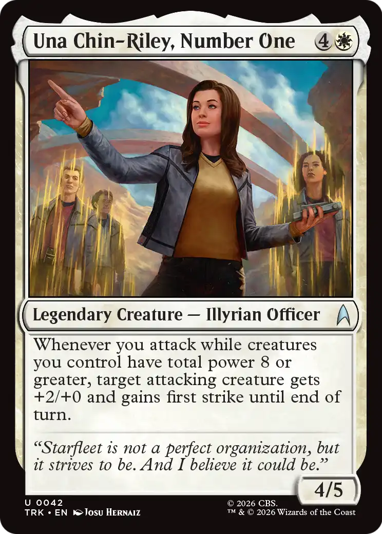 Una Chin-Riley, Number One [Star Trek]